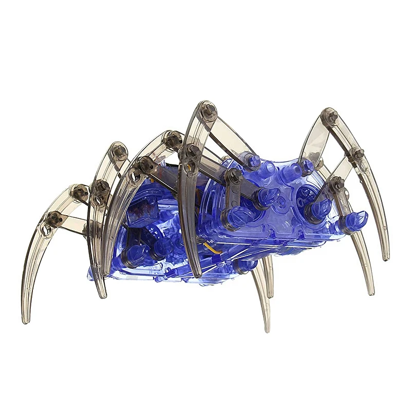 

DIY Assemble Intelligent Electric Spider Robot Toy Educational DIY Kit Hot Selling Assembling Building Puzzle Toys High Qualit