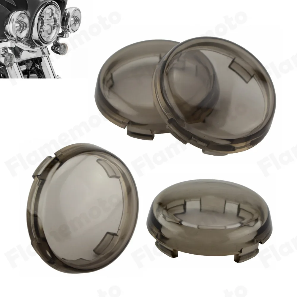 Smoke Turn Signal Light Indicator Lenses Lens For Harley Touring