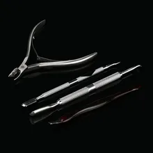 Нержавеющая сталь ногтей щипчики для кутикул инструмент для удаления Маникюрные щипчики кроя комплект F822