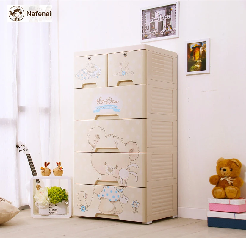 Children Wardrobe Plastic Kids Wardrobe Storage Organizer Box