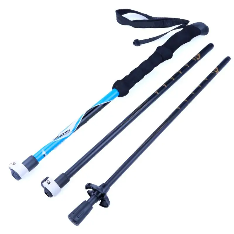 3 Section Carbon Fiber Lightweight Trekking Pole Ultralight Adjustable