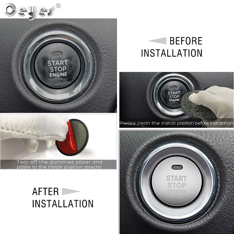Car Start Engine Button Key Ring for MAZDA (35)
