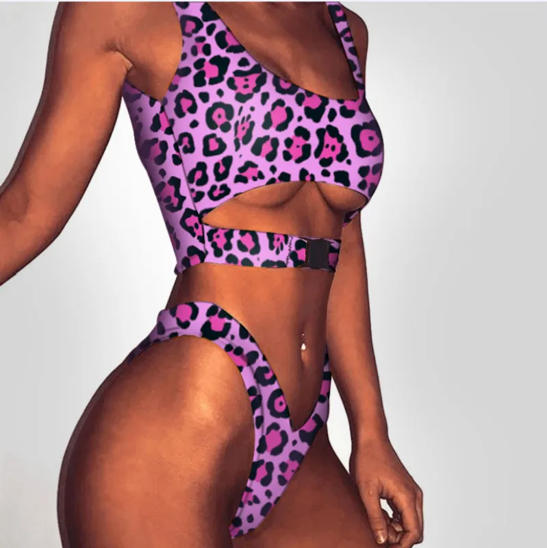 

Womens Bandeau High Waist Bandage Bikini Set Swimwear Beach Swimsuit Monokini