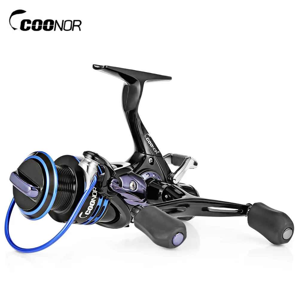

COONOR J12 9 + 1BB Metal Spool Fishing Reel 5.1:1 Gear Ratio Spinning Reel Full Metal Spool With Double T-Shape Handles