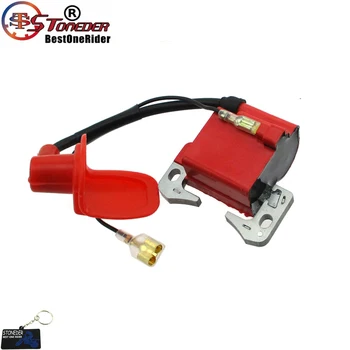 

STONEDER Red Racing Ignition Coil For 2 Stroke 47cc 49cc Engine Mini Moto Quad ATV Pocket Dirt Bike Minimoto