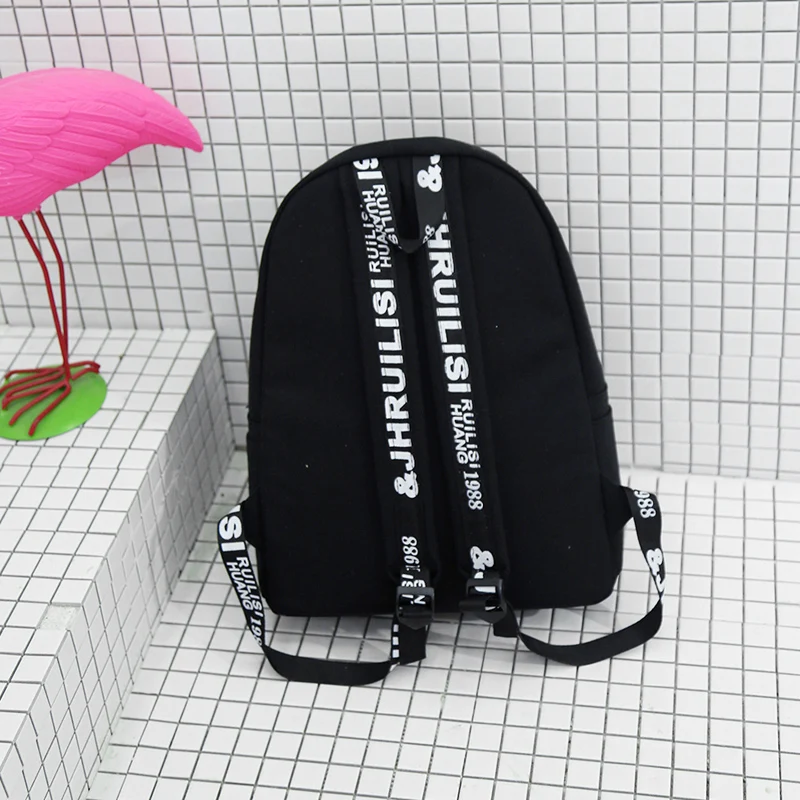  Fashion Canvas Women Backpacks Doll Pendant Female Travel Shoulder Bag School Bags for Teenage Girl - 32978275259