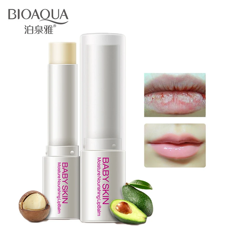 BIOAQUA Brands Shea Fruit Nourishing Lip Balm Long lasting Moisturizing ...