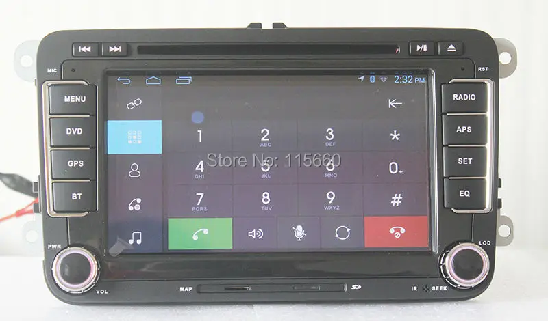 Android 4.4.4 Quad Core Car DVD GPS for 7inchs Wolkswagen Models 10