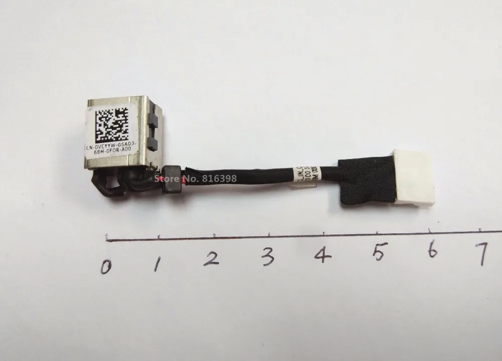 

New DC jack FOR DELL E7270 E7470 DC-in Cable 0VCYYW DC30100X100 Free Shipping