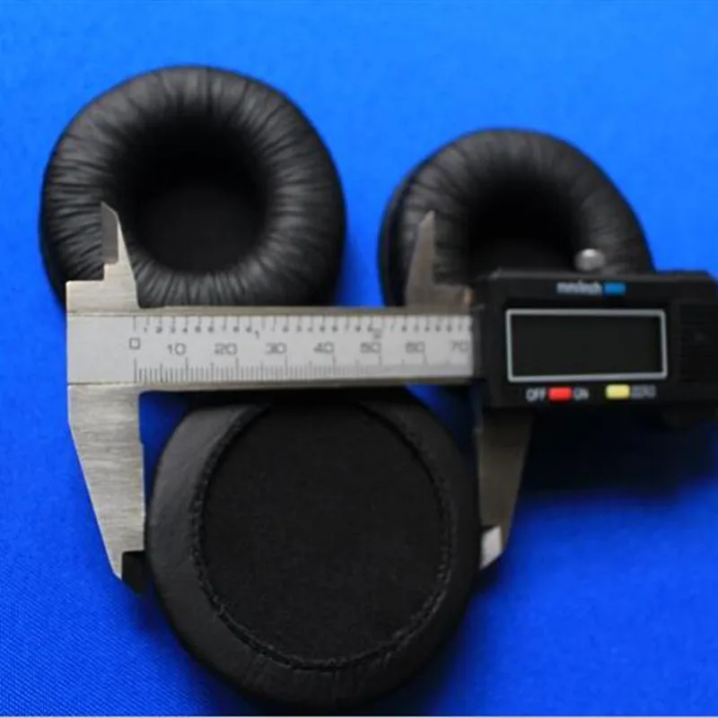 Linhuipad 5 pairs 7cm headphone Leather Ear Earpads Cushions 70mm durable sponge cushion for Sony MDR V150 V250 V300 ATH SJ5 SJ5
