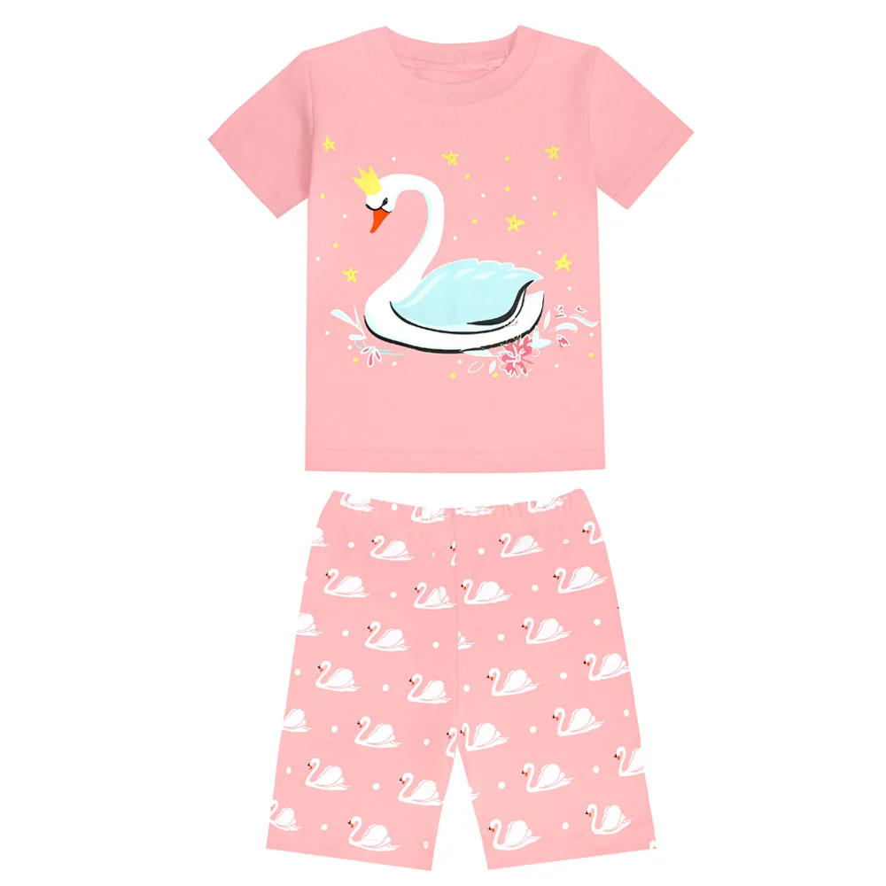 Летние пижамы для мальчиков, пожарная машина, детский экскаватор, пижама с принтом, Детская Хлопковая одежда для сна, детское ночное белье, пижама Unicornio Infant - Цвет: CG05