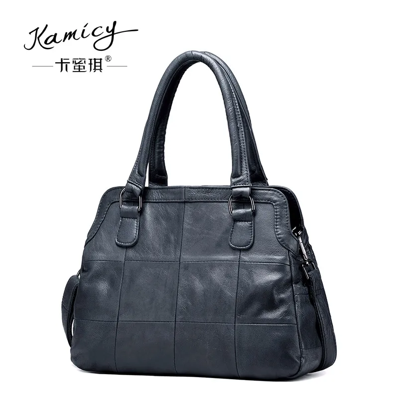 Kamicy brand handbag 100% genuine leather handbags fashion high ...