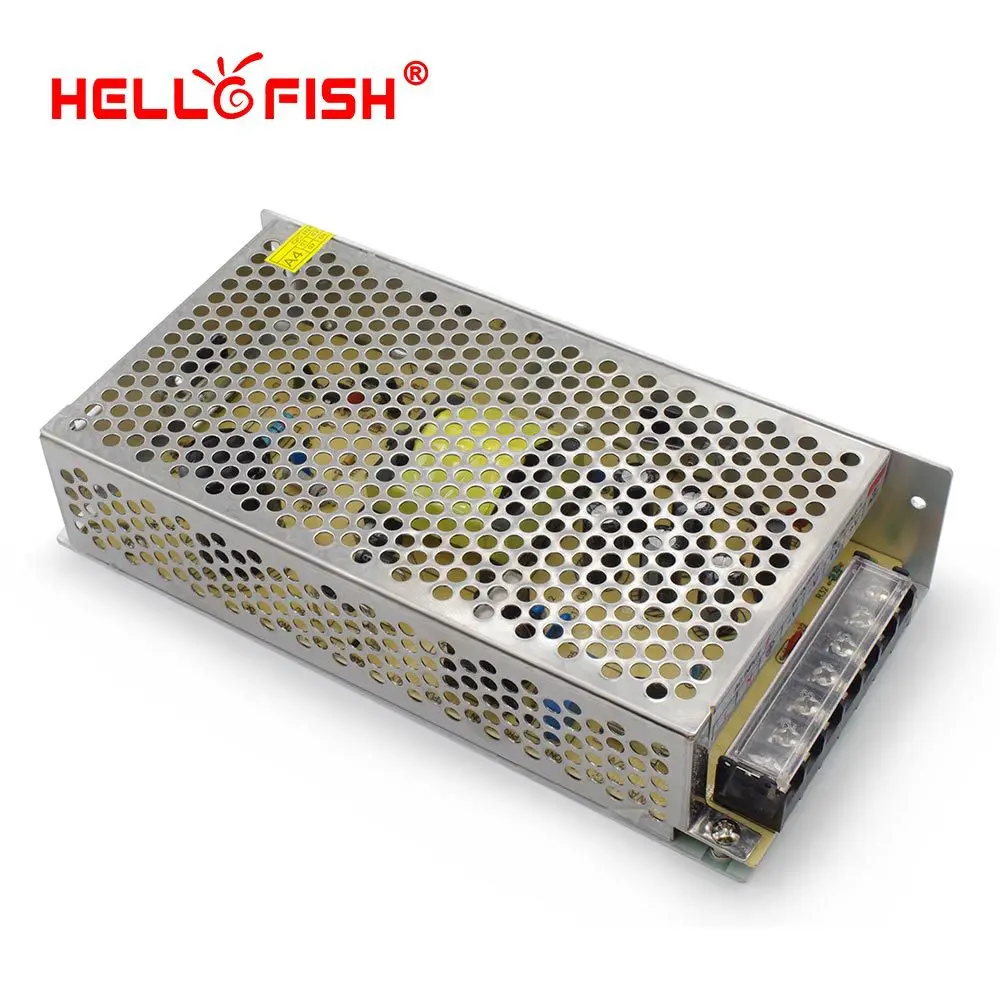 

Hello Fish 12V 10A 120W 12V Led Strip Transformer Switching Power Supply