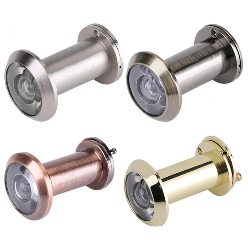 

OWGYML New Door Viewer 16MM 220 Degree Wide Viewing Angle Peephole Anti-Theft Eye Video Peephole Home Security Door Peephole