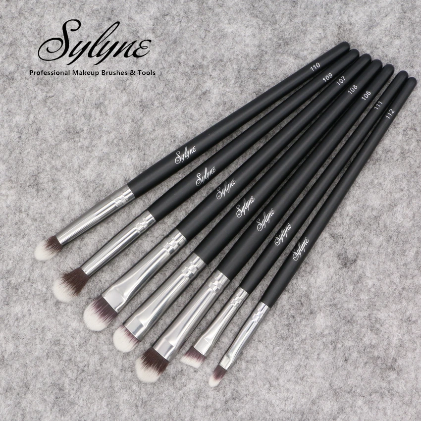 

Sylyne High Quality Professional Makeup brushes Complete Eyebrow Eye Shadow Blender Make Up Brush kit Tools Accessories.