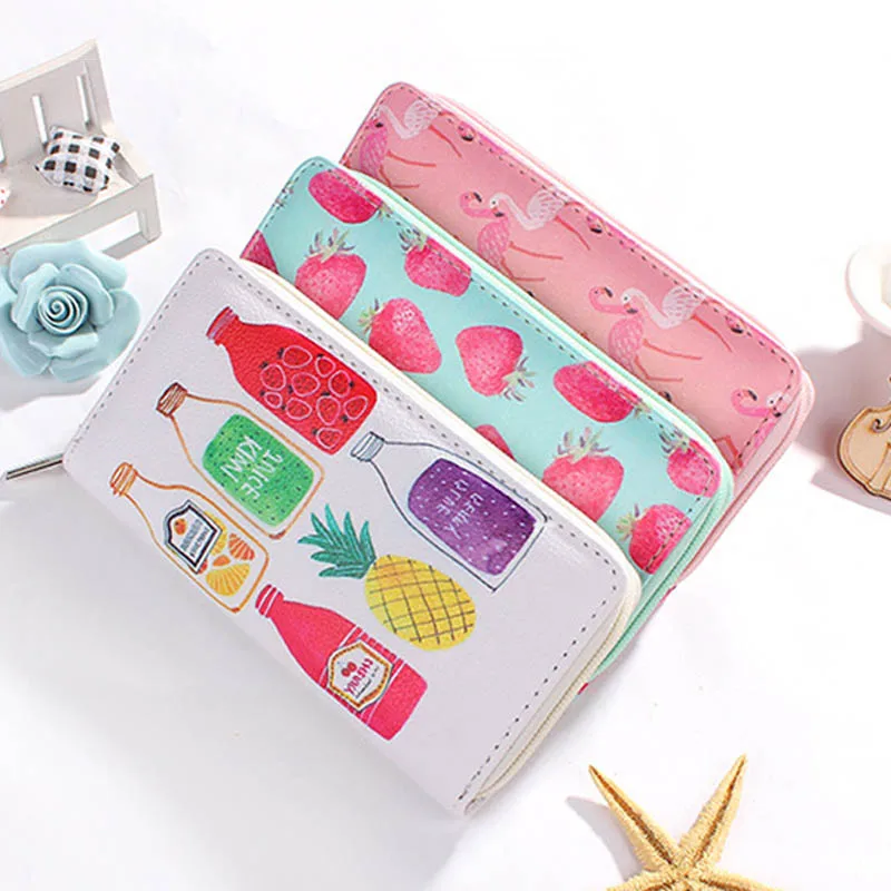 

Women Long Purse PU Leather Cartoon Pattern Wallet Coin Pouch Lady Girl Clutch Money Bag Best Sale-WT