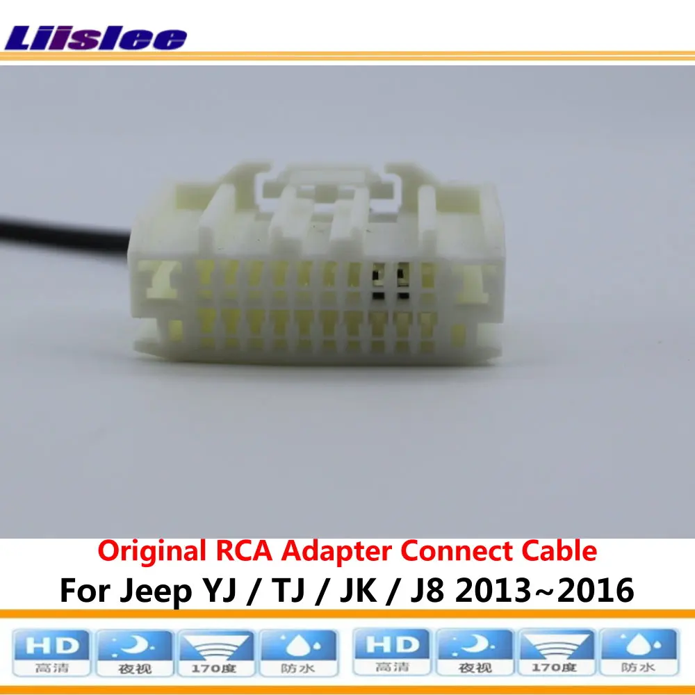 Liislee Car Reverse Rear View Camera For Jeep YJ / TJ / JK / J8  2013~2016 / Compatible With Original Screen / RCA Adapter 