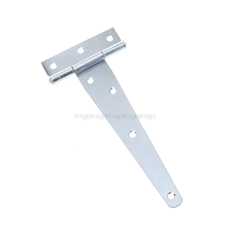 

White Zinc T Shape Triangle Hinge Cabinet Shed Wooden Door Gate Hinges Hardware Jy05 19 Dropship