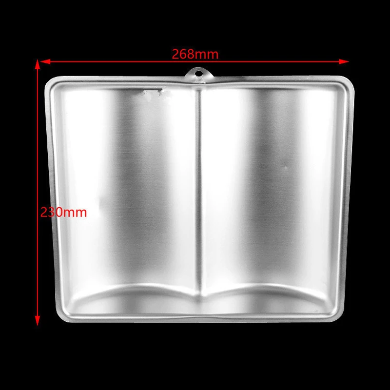 JX-LCLYL 3D Open Book Shape Pastry Mold Cake Fondant Pan Tin Decoration Mould Tray New