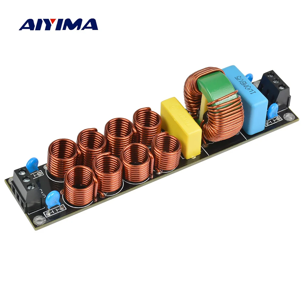 AIYIMA 4400 Вт EMI 20A высокочастотный сетевой фильтр источник питания собранная плата для усилителя динамика AIYIMA 4400 Вт EMI 20A высокочастотный сетевой фильтр источник питания собранная плата для усилителя динамика