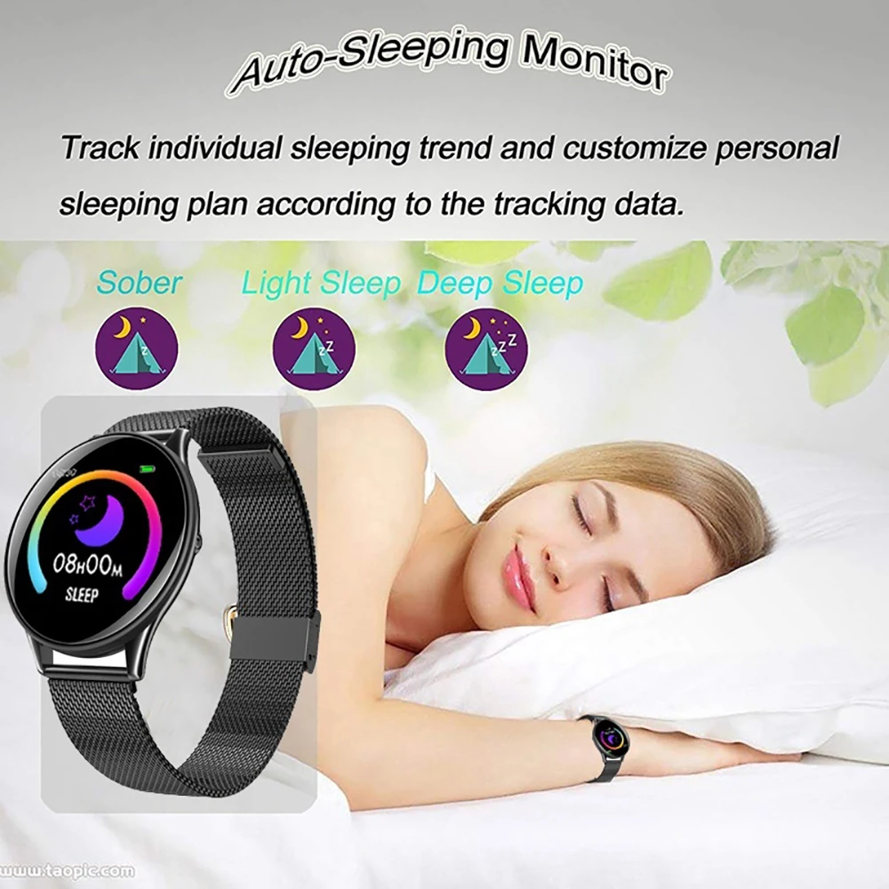 VTIN SN58 Smart Watch IPS Colorful Screen Sport Watch Fitness Bracelet Heart Rate Tracker Reminder Waterproof Smart Band