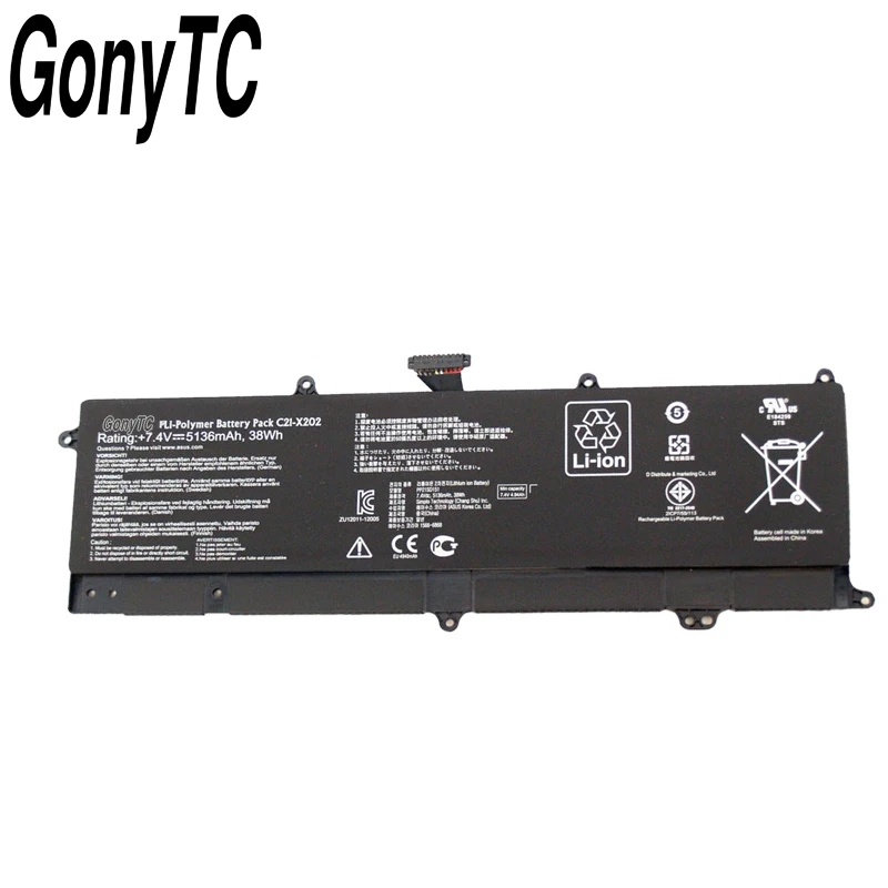 Original C21-X202 Laptop Battery for ASUS VivoBook S200 S200E X201 X201E X202 X202E S200E-CT209H S200E-CT182H S200E-CT1 5136mAh Original C21-X202 Laptop Battery for ASUS VivoBook S200 S200E X201 X201E X202 X202E S200E-CT209H S200E-CT182H S200E-CT1 5136mAh