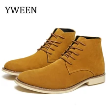 YWEEN Spring Men's Leather Boots Men Chelsea Boots Men Casual leather Shoes Autumn Fashion Leather Shoes For Men heinrich spring autumn classical leather chelsea boots for men fashion ankle high boots men s business shoes bottine homme
