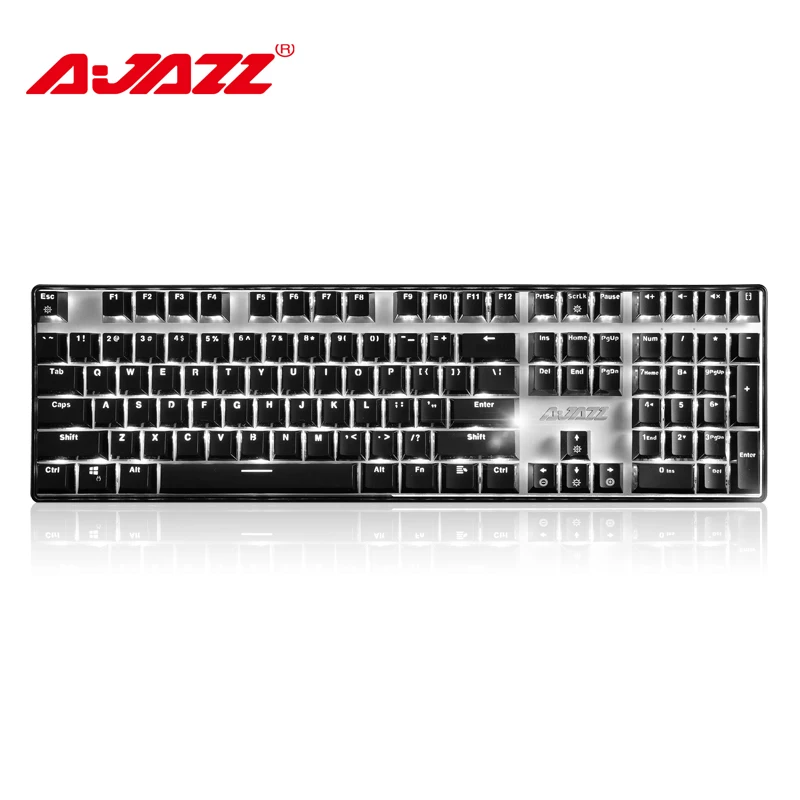 

Ajazz AK33I 108 keys wired USB mechanical gaming Keyboard Black Switch ergonomic monochrome mysterious lights for notebook/pc