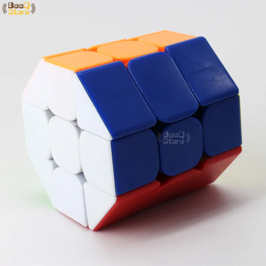 Octagon цилиндр Magic Cube Stickerless Твист Головоломка Куб 3x3 странно форма Cubo Magico образование игрушки для детей