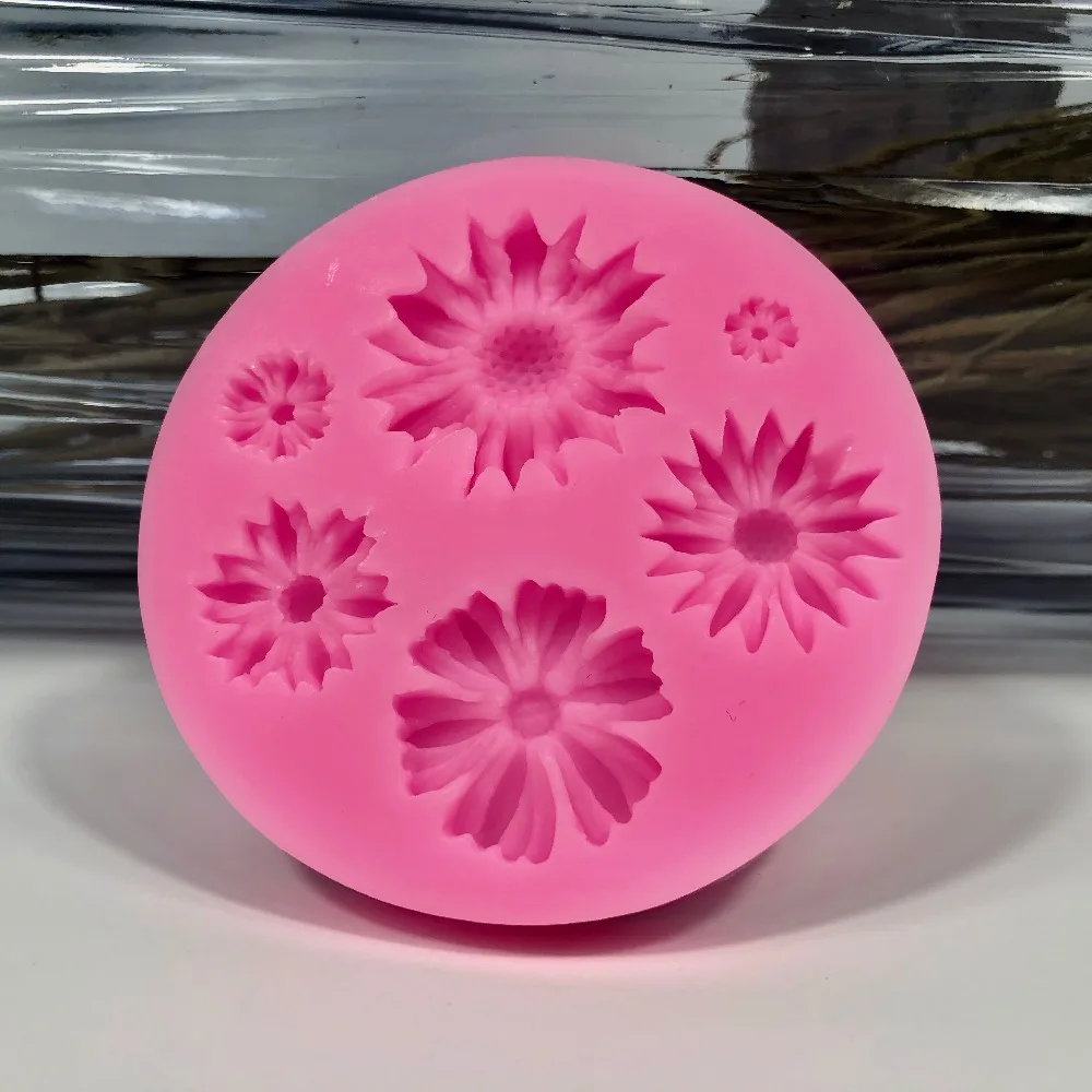 Sun Flower silicone cake mold2
