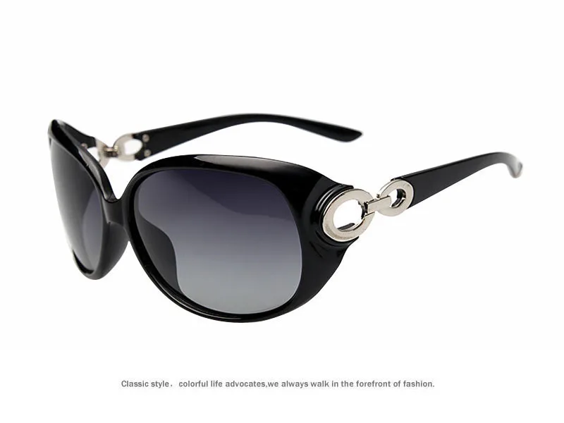 JULI, новинка, женские солнцезащитные очки, модные солнцезащитные очки, поляризационные, Gafas Polaroid, солнцезащитные очки для женщин, фирменный дизайн, очки для вождения 122C - Цвет линз: 002 Black