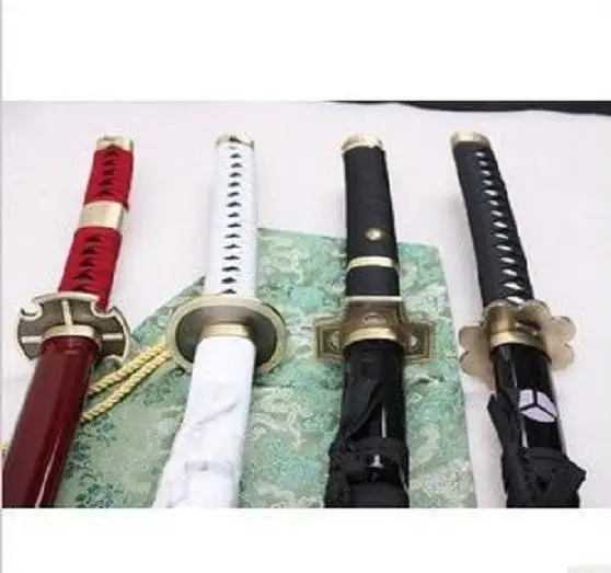 S2732 японский RORONOA ZORO SHUSUI WADO ICHIMONJI YUBASHIRI SANDAI меч Kitetsu щетка HAMON BLADES 41," любой 3 из 4 частей