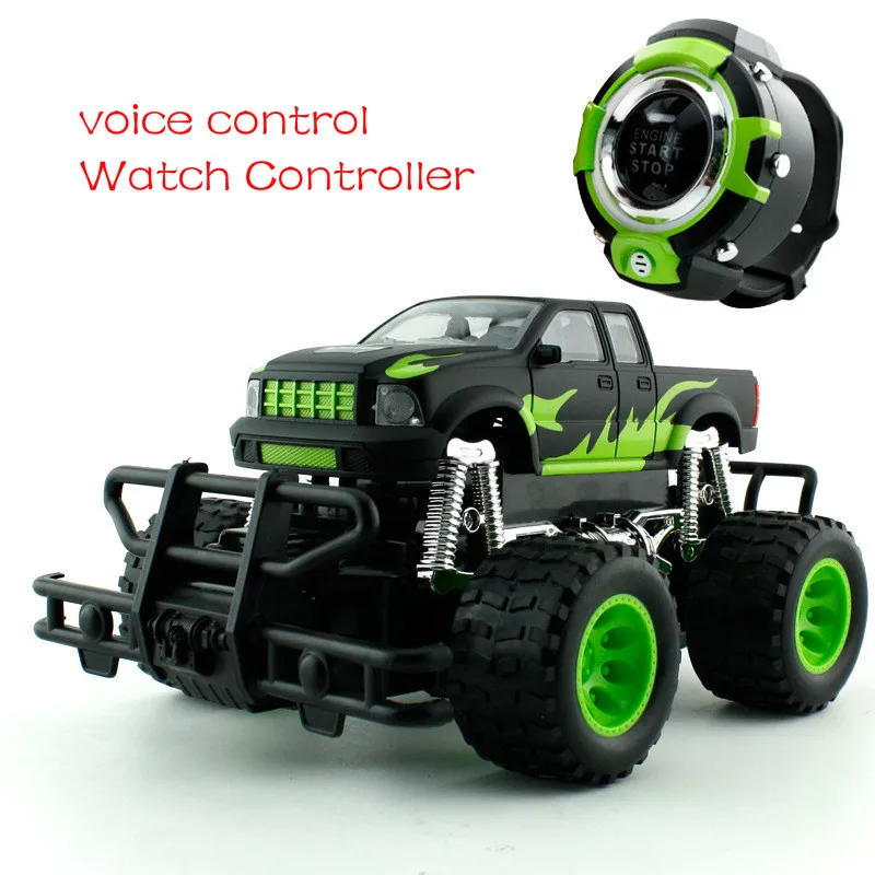 Best Sell Sound RC Remote Control Toy Car Intelligent Watch Record Voice Remote Control Racer Gravity Sensor Conduct Kid's Gifts