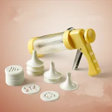 Печенье пресс резаки инструменты для выпечки печенье выпечка пресс машинный кухонный инструмент формы для выпечки с 16 формочками для печенья и 6 насадками