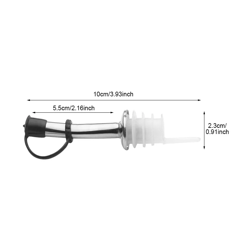 1 шт. нержавеющая сталь Вино Пробка масло ликер бутылочный Носик Pourer крышки диспенсера Birtyday вечерние барные инструменты барная посуда кухонный гаджет