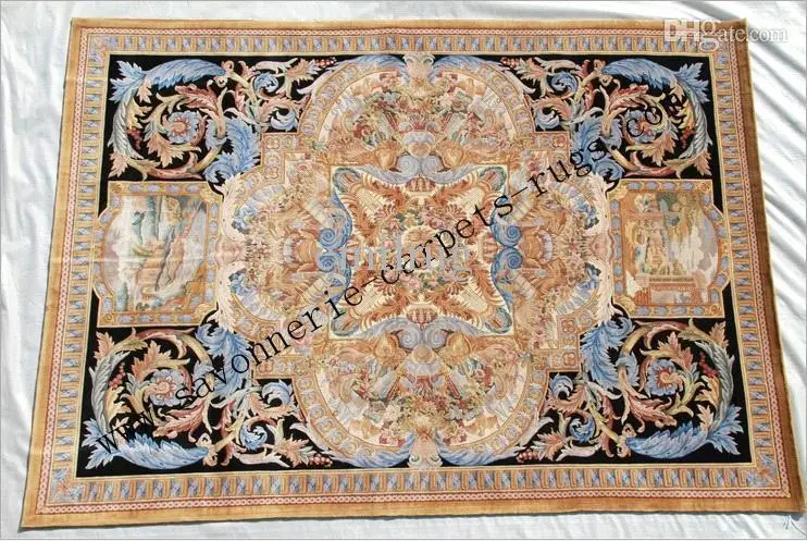 

savonnerie carpets rugs 90 lines hand-knotted Palace ecbdsav 005