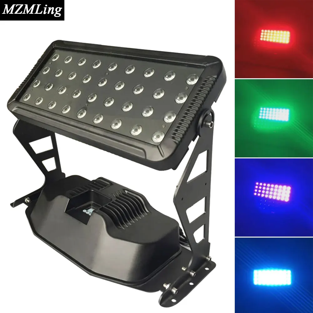 36x10 Вт RGBW 4in1 напольный водонепроницаемый свет DMX512 DJ/бар/партии /шоу/свет этапа