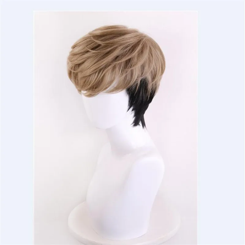 Killing Stalking костюм для косплея два тона парик Короткие подстриженные волосы SangWoo