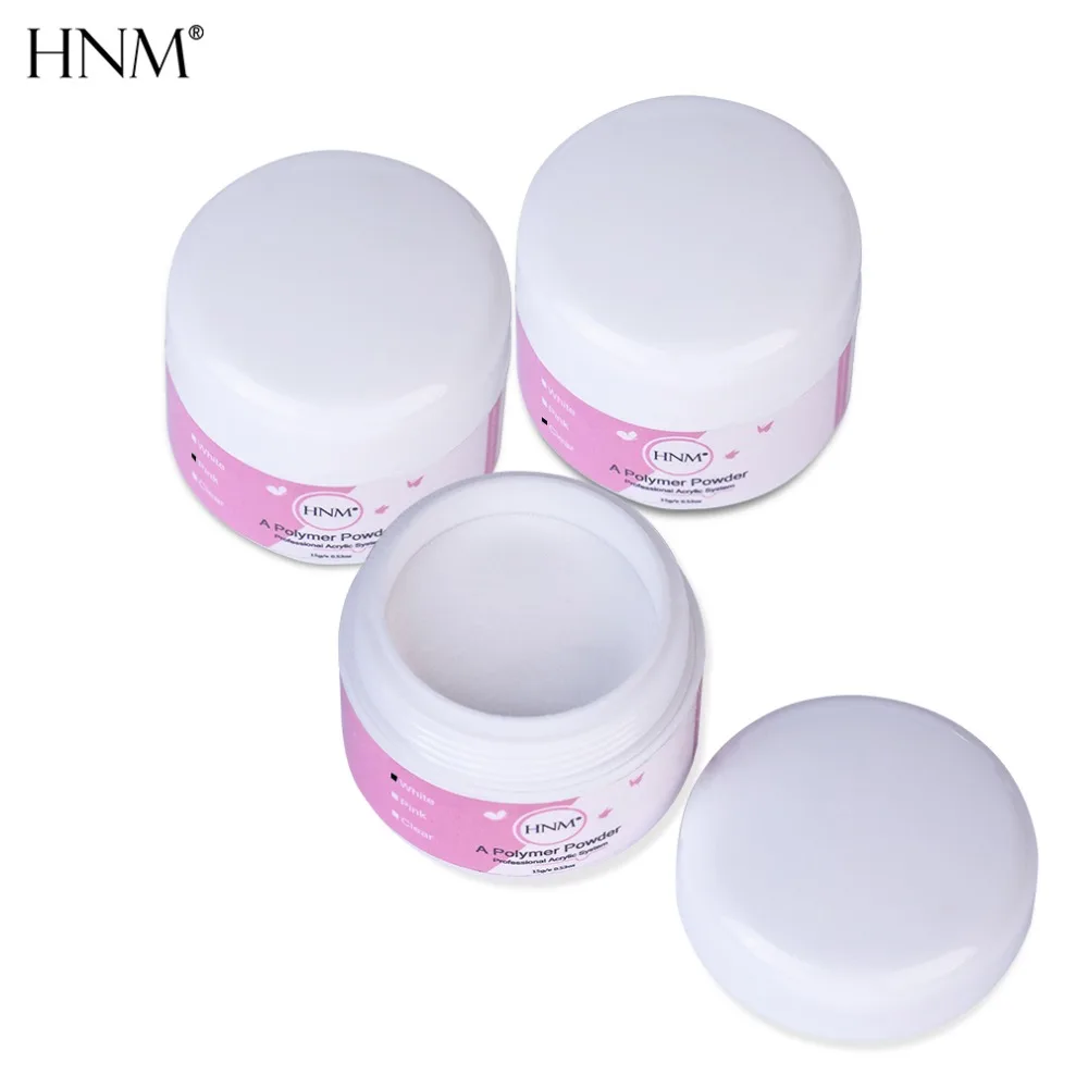 HNM 15g 3 Color White Pink Clear Nail Art Crystal Liquid Manicure Professional Acrylic Powder Crystal Tip Builder Transparent HNM 15g 3 Color White Pink Clear Nail Art Crystal Liquid Manicure Professional Acrylic Powder Crystal Tip Builder Transparent