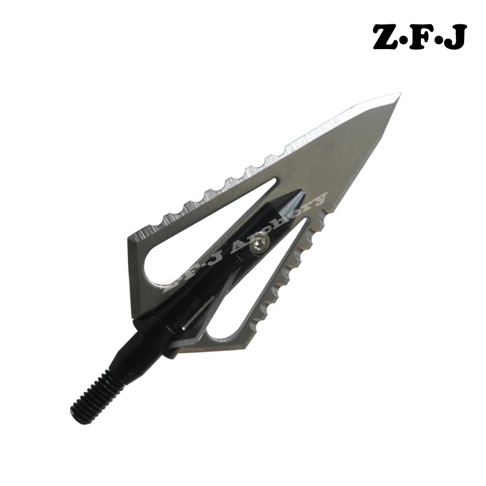 Hunting Arrow Broadhead 100 grain 4 Fixed Blades Compound Bow Crossbow