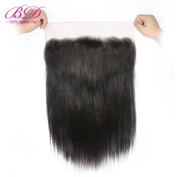 

New Stock Ear to Ear 13x4.5 Lace Frontal Closure With Baby Hair Deep Part Straight Brazilian Remy Human Hair Frontal Pre Plucked