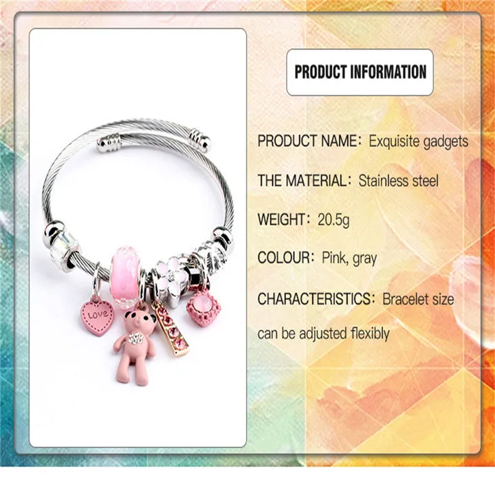 3 Cable Wire Bracelets Bangles Wedding Gifts For Guests Party Supplies Handmade Diy Jewelry Pendant Bracelet Bangle For Women