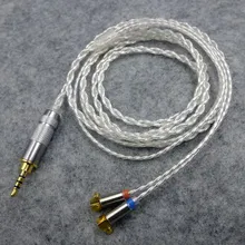 F7200 F4100 F3100 ER4SR ER4XR 2 5MM Balanced Headphone Cable Silver Plated MMCX
