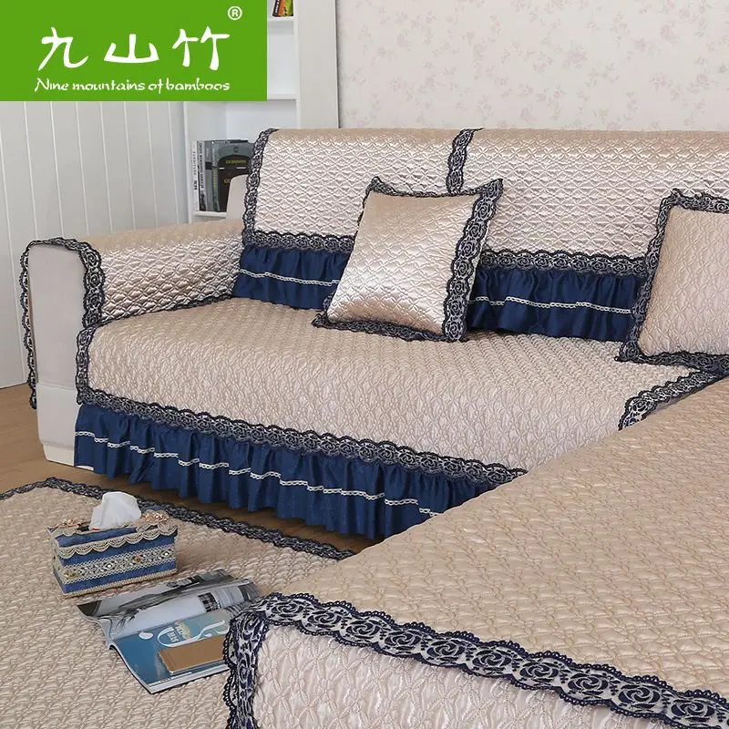 Korean Slipcover Sofa Cushion Slip Pillow Cover Custom Made