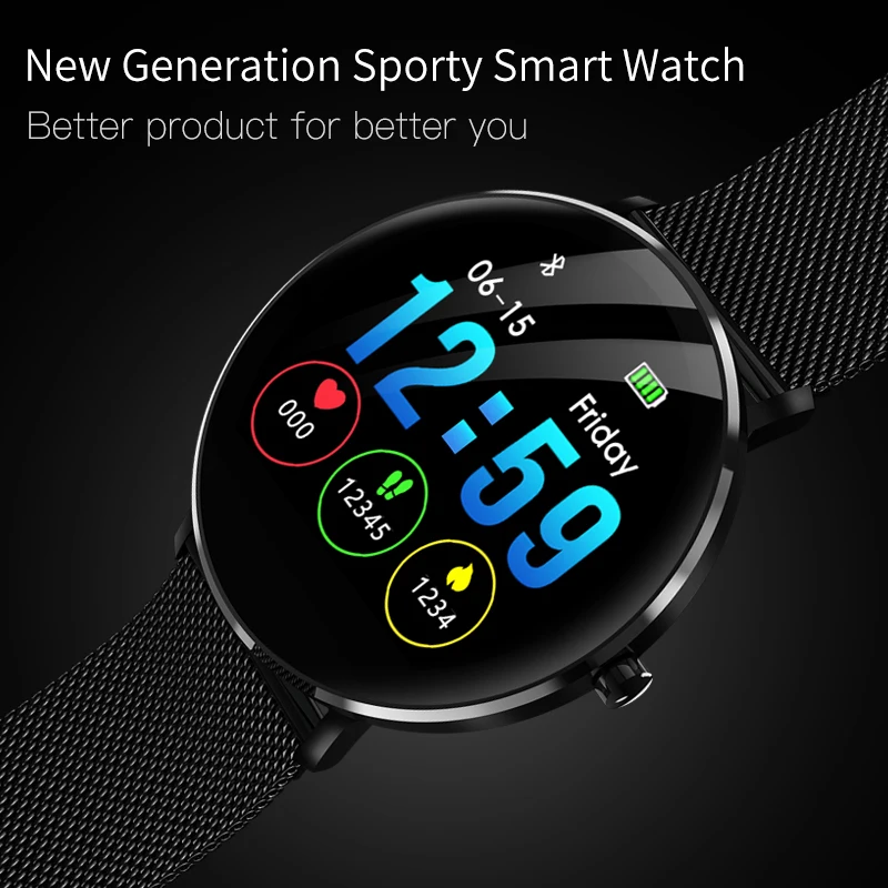 

L6 Smart Watch Waterproof Android Smart Watch Bluetooth Wristband Heart Rate Pedometer Swimming Ip68 Call Reminder