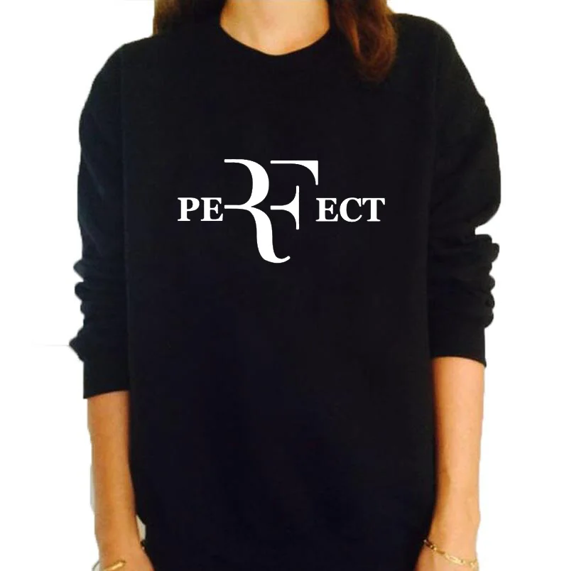 Новая мода Pefect лозунг черно-белое женское худи с длинными рукавами и круглым вырезом свитер пуловер спортивный костюм sudaderas mujer