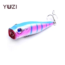 

YUZI 2018 New Arrival 1pcs 8.5cm 14.5g Big Popper Fishing Lures 3d Eyes Bait Crankbait Wobblers Tackle Isca Poper Japan