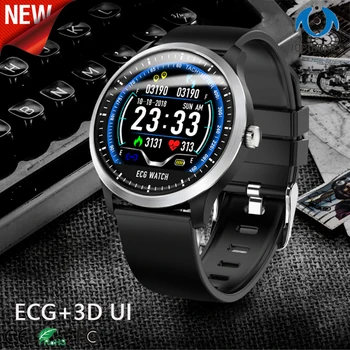 

ECG smart watch with electrocardiograph ecg display heart rate monitor sleep tracker smartwatch for business holiday friend gift