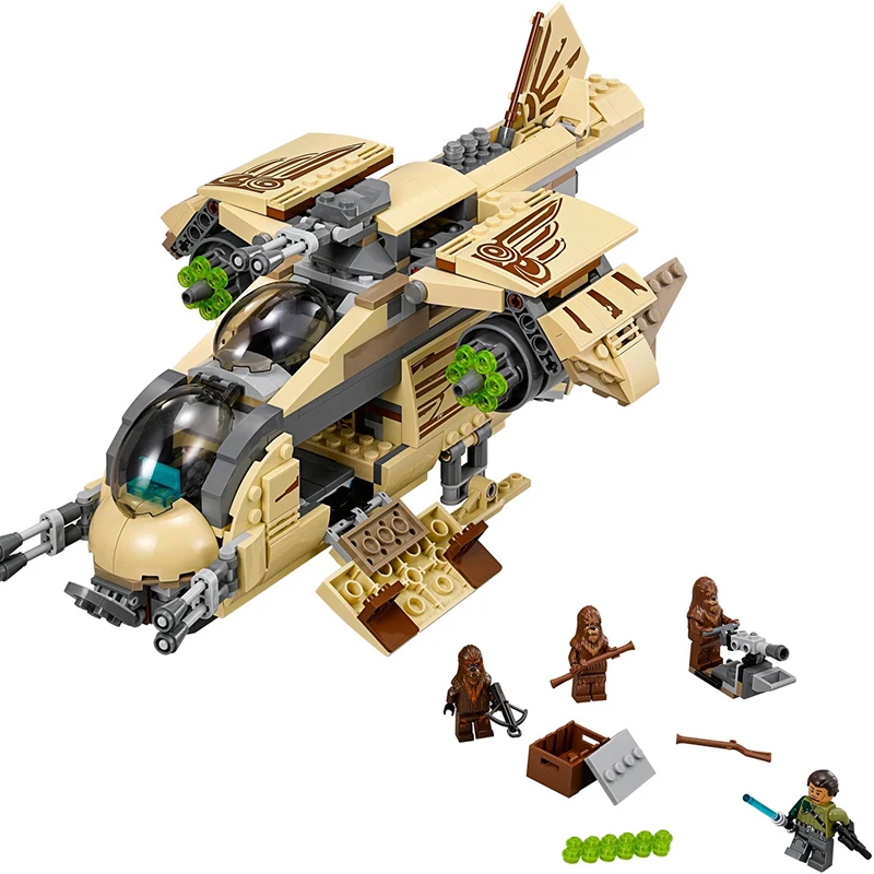 mylb New 569pcs Star Wars Wookiee Gunship Blocks Bricks Toys Set Boy Game Plane Weapon Compatible with diy block-set : image mylb New 569pcs Star Wars Wookiee Gunship Blocks Bricks Toys Set Boy Game Plane Weapon Compatible with diy block-set