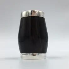 Grenadilla дерево fatboy кларнет ствол дерева 54 мм с серебряным покрытием